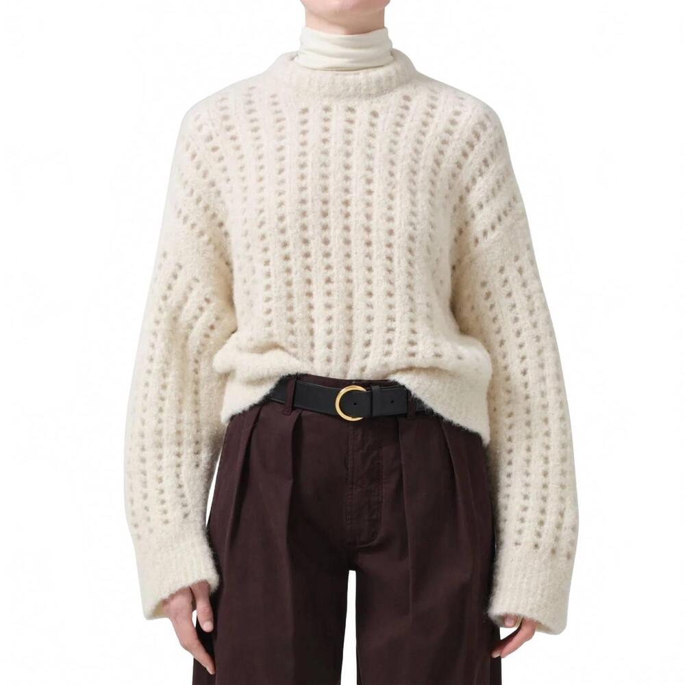 NEW CITIZENS OF HUMANITY ailani sweater in white